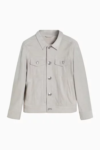 Four-pocket Jacket in Suede