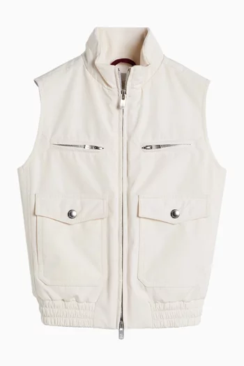 Gilet in Down &.Nylon