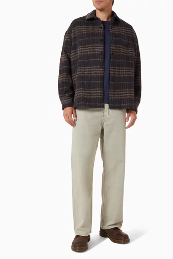 بنطال جينز V308‏ بقصة ساق مستقيمة دينم