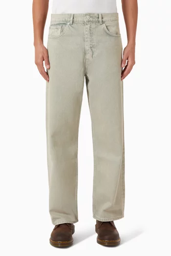 بنطال جينز V308‏ بقصة ساق مستقيمة دينم