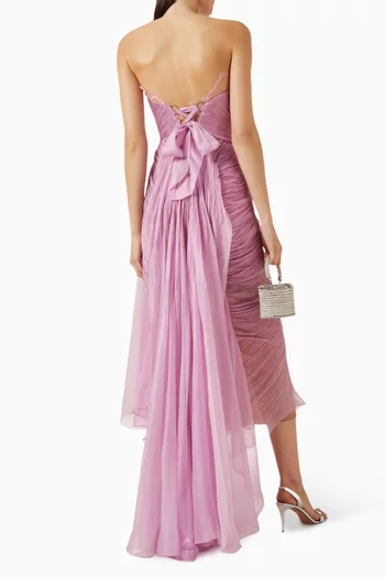 Julie Dress in Silk Mousseline