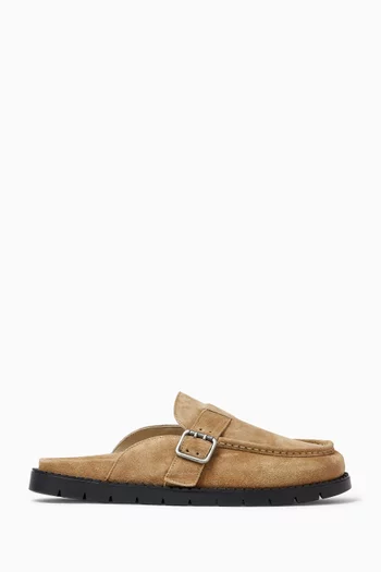Winston Mules in Suede