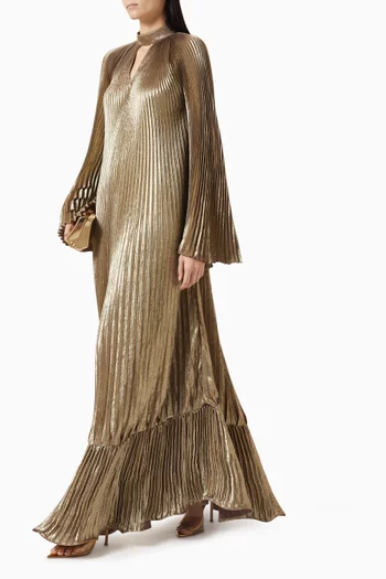 Halo Pleated Gown