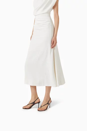 حذاء مفتوح بيكيني بسيور رفيعة وكعب 75 مم جلد نابا