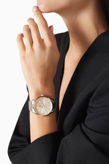 ساعة كاريرا بنافذة لعرض التاريخ أوتوماتيكية، 41 مم