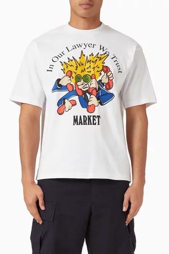 Lawyer We Trust T-shirt in Cotton
