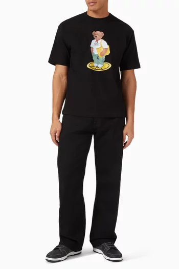 Stand For Peace Bear T-shirt in Cotton