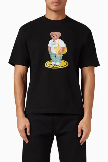 Stand For Peace Bear T-shirt in Cotton
