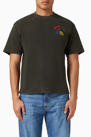 Smiley Foul Play T-shirt in Cotton
