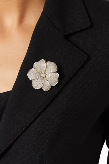 بروش بتصميم زهرة الماغنوليا فينتج من الثمانينيات