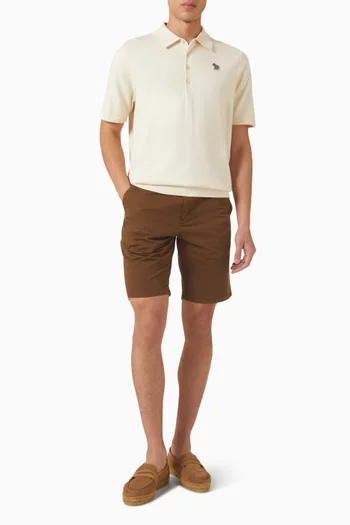 تي شيرت بولو بشعار الماركة وزيبرا قطن