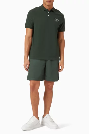 تي شيرت بولو بطبعة Vacances‏ قطن بيكيه