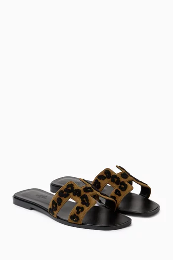 حذاء مفتوح أوران شمواه غير مستعمل، مقاس 38.5 بالمقاسات الأوروبية