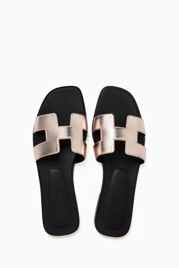 حذاء مفتوح اوران جلد نابا لامع غير مستعمل، مقاس 38.5 بالمقاسات الأوروبية