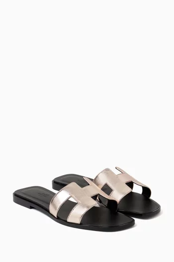 حذاء مفتوح اوران جلد نابا لامع غير مستعمل، مقاس 38.5 بالمقاسات الأوروبية