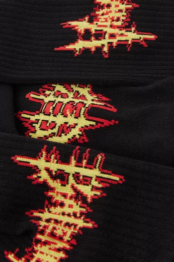 Sacré Cœur Socks in Cotton-blend