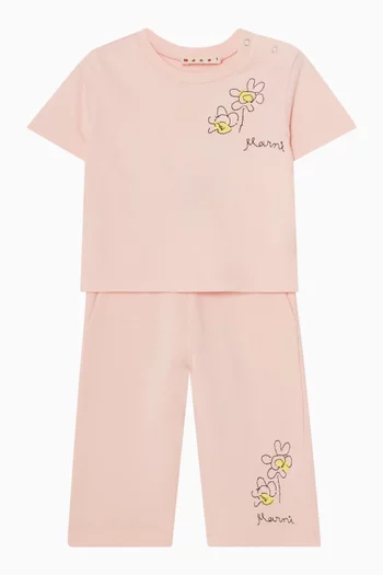 Logo Sweatpants in Cotton