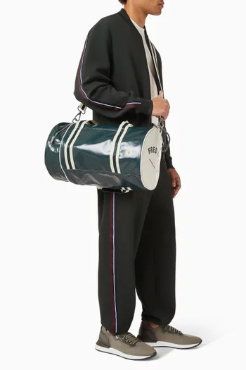 حقيبة اسطوانية كلاسيكية جلد صناعي