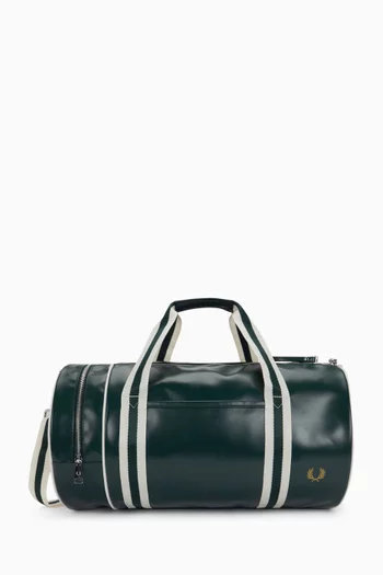 حقيبة اسطوانية كلاسيكية جلد صناعي