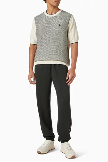 Tonic Waffle Knitted T-shirt in Cotton