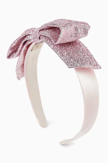 طوق رأس بعقدة وتصميم لامع