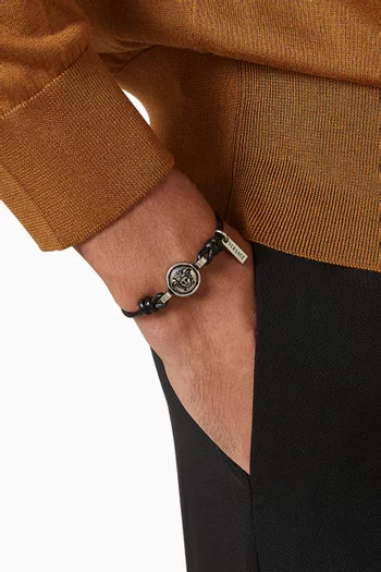 Medusa Bracelet in Leather