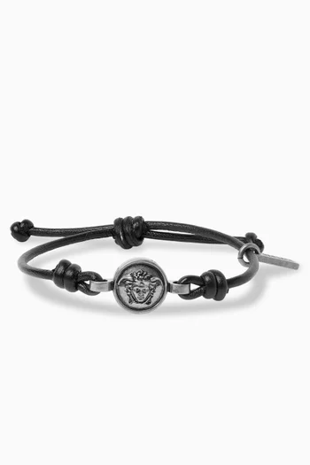 Medusa Bracelet in Leather
