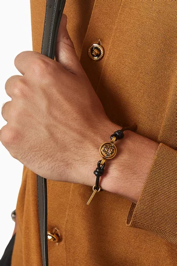 Medusa Bracelet in Leather