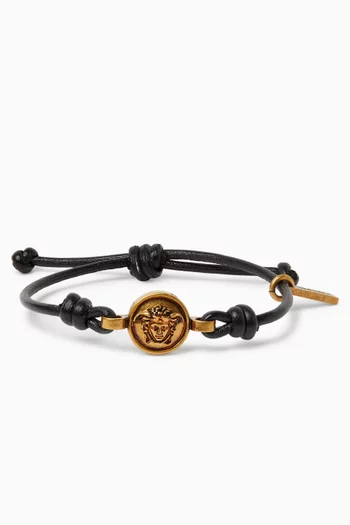 Medusa Bracelet in Leather