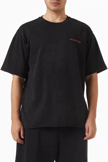 تي شيرت 018 بقصة فضفاضة قطن