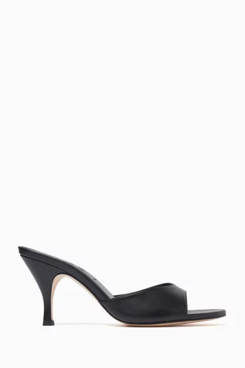 Samia 75 Mules in Nappa Leather