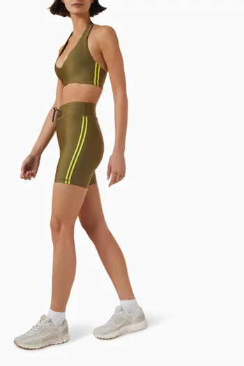 شورت أكسفورد سبين بطول 5‏ بوصة قماش معالج صديق للبيئة ومعاد تدويره