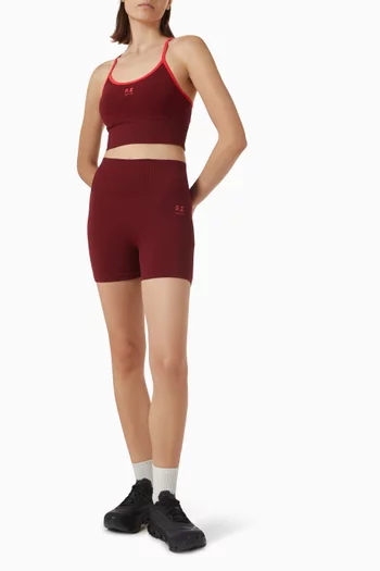 شورت بايكر ريستور بدون حياكة وطول 2.5‏ بوصة