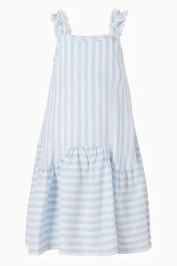 Striped Flared Dress