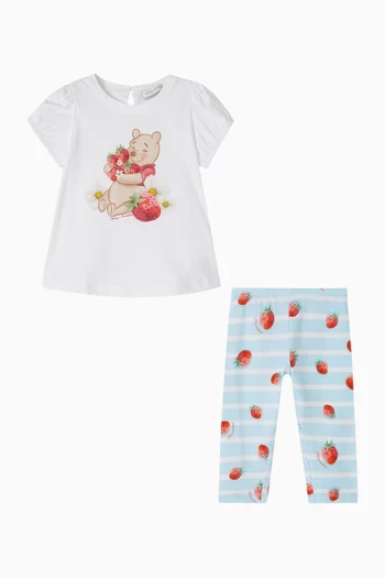 x Disney Winnie the Pooh Co-ord Set in Cotton