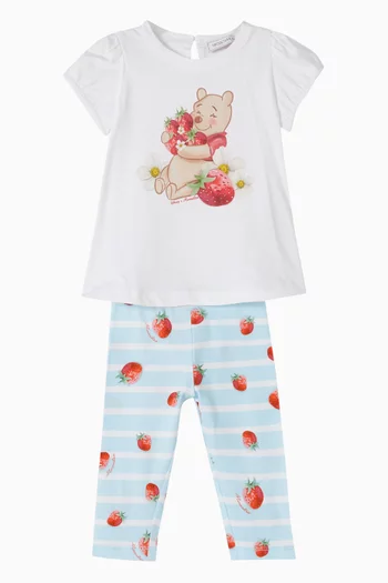 x Disney Winnie the Pooh Co-ord Set in Cotton