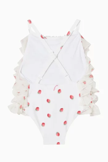 Ruffle Strawberry Dress