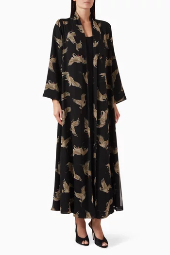 New Zainah Cut Abaya in Chiffon