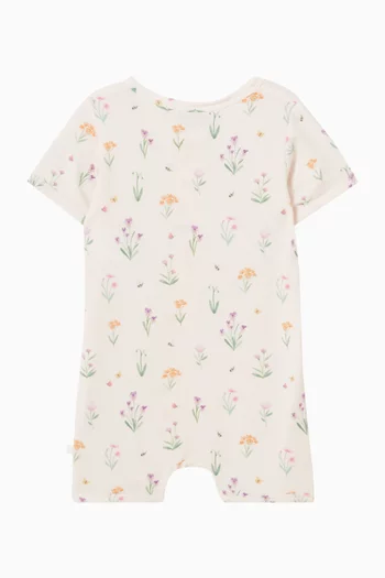 Eliza Print Organic Zipsuit