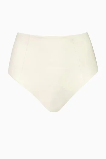 قطعة بيكيني سفلية ميكا بخصر مرتفع