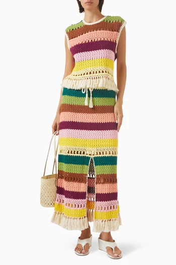 بلوزة لانا منسوجة من قطن