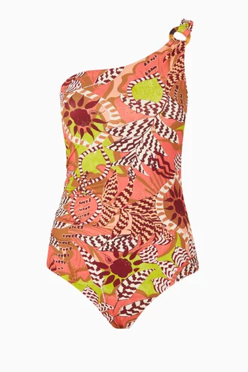 لباس سباحة آلانا قطعة واحدة بكتف مكشوف