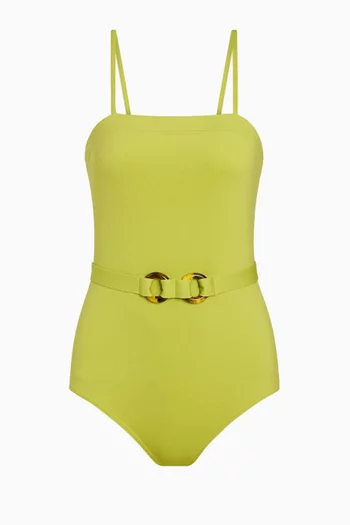 لباس سباحة أتينا قطعة واحدة بحزام