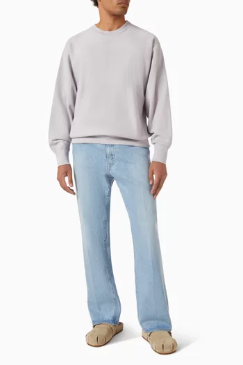 سويت شيرت بفتحة رقبة مستديرة لوب ويل