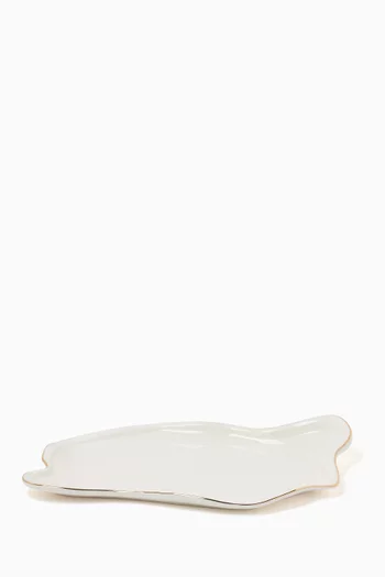 صينية ميلت داون بورسلين وذهب