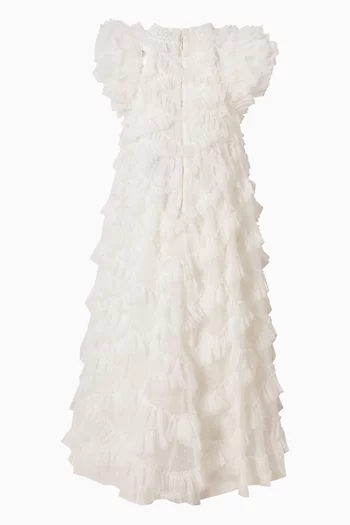 فستان جينيفيف بكشكش