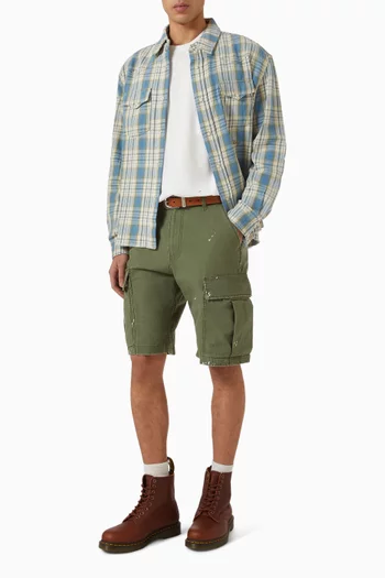 Wide-leg Cargo Shorts
