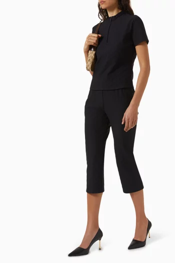 بنطال بنقشة شعار حرفي GG‏ جيرسيه جاكار