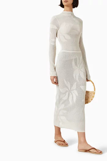 بلوزة سولانج بأكمام طويلة