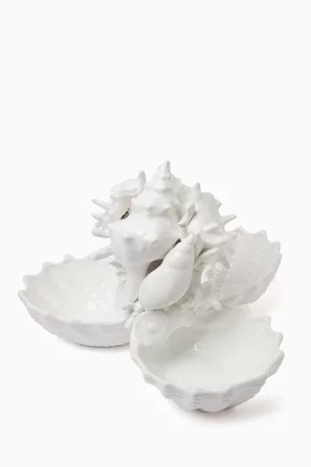 Coral Serving Bowl Centrepiece in Ceramic